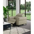 thumbnail image 2 of Divani Casa Nella Modern Leather Armchair w/ Electric Recliner in Light Gray, 2 of 3