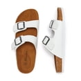 thumbnail image 3 of Weestep Cork Footbed Leather Insole Women's Sandal(5.5-6, White), 3 of 7