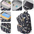 thumbnail image 4 of Pioneer Flower Floral Print Pattern Backpack for School, Cute School Bag with Adjustable Shoulder Straps and Padded Back, 16.9"x12.6"x5.9", 4 of 5