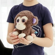 Weigedu Small Plush Monkey Stuffed Animals, 5.9 Inches, Brown