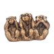 thumbnail image 2 of Estatuas de monos para decorar el hogar. Acentos. Decoración de monos. Esculturas de monos para el hogar. Bronce, 2 of 9