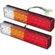 thumbnail image 1 of 2 x LED Tail Lights Reversing Brake Turn Signal Lighting Tail Light 40 LED Univesel 12V 24V for Trailer Truck Caravan UV Boat Motorhome, 1 of 5