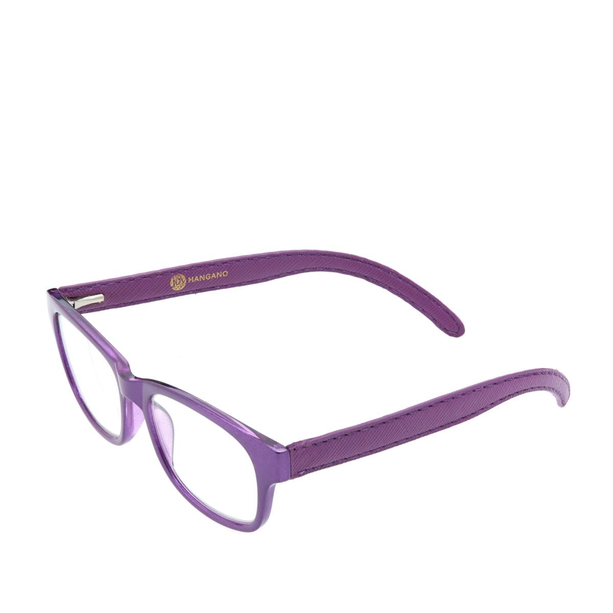 JOY MANGANO 10 PC Shades Readers with LEATHER Wrapped arms AND SUNGLASSES 3.5M