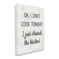 thumbnail image 4 of Stupell Industries Can't Cook Just Cleaned Food & Beverage Painting Gallery Wrapped Canvas Art Print Wall Art, 36 x 48, 4 of 8