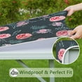 thumbnail image 6 of Square Tablecloth with Elastic Edges 36 * 36 Inch Waterproof Pioneer Table Cover Washable Indoor and Outdoor for Party Kitchen Dinner Banquet Patio Picnic, 6 of 6