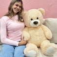 thumbnail image 5 of Oso de peluche Morismos Giant, 90 cm, color beige y crema, 5 of 5
