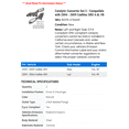 thumbnail image 2 of Catalytic Converter Set 2 - Compatible with 2004 - 2009 Cadillac SRX 4.6L V8 - Autopart Premium, 2 of 2