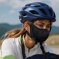 thumbnail image 2 of Fgnfyis Women Solid Color Lightweight Breathable Sun Protection Bandana Neck Wraps Summer Outdoor Cycling Hiking Travel Black, 2 of 4