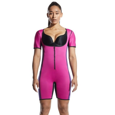 

Women Sauna Suit Shaping Bodysuit Neoprene Shapewear Yoga Fitness Adjustable Straps Sweating Waist Trainer Corset