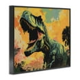 thumbnail image 3 of Stupell Industries Roaring Dinosaur At Sunset Black Framed Giclee Art, design by Creative Studio, 11 x 14, 3 of 8