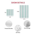 thumbnail image 7 of Aqua Grey Stripe Kitchen Dish Towels for Drying Dishes Set of 2, Farmhouse Minimalist Striped Waffle Weave Microfiber Hand Tea Bathroom Towels Quick Dry & Absorbent Towel 12x12, 7 of 7