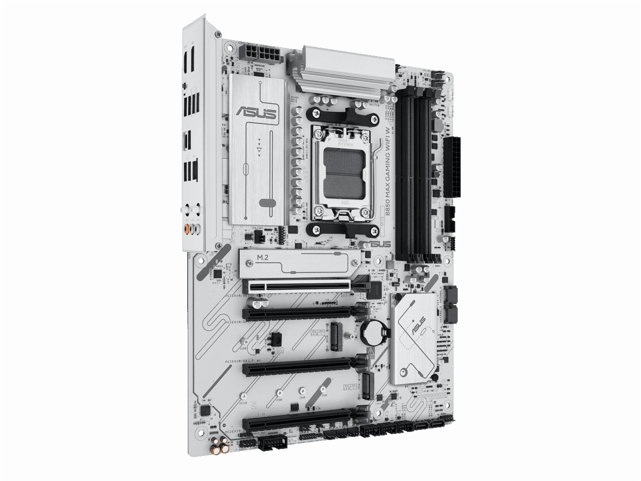 Asus B850 MAX GAMING WIFI W Gaming Desktop Motherboard - AMD B850 Chipset - Socket AM5 - ATX (b850maxgamingwifiw)