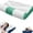 Green, variant on Cloud Nest Down Pillow, Auricz Pillow, Cervical Traction Pillows, Sleep Enhancing Cervical Support Comfort Goose Down Pillows (Green)
