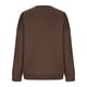 thumbnail image 3 of ICHUANYI Clearance Halloween Women's And Winter New Long Sleeve Loose Large Size Casual Sweatshirt Women Hoodless Sweatshirt(Brown, XXL) ICHUANYI WER2023081512376, 3 of 4