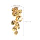 thumbnail image 5 of unbranded Aretes Dorados Colgantes Con Floral Y Tassel Para Estilo Y Elegancia, 5 of 6