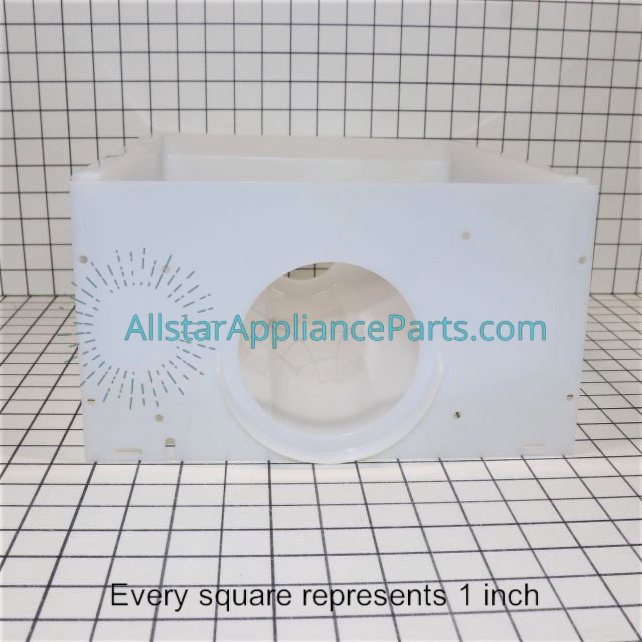 Whirlpool Refrigerator Ice Bucket WPW10670845