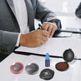 thumbnail image 5 of Uxcell Fingerprint Ink Pads, 6Pcs Thumbprint Ink Pad Quick-Drying & Portable for Notary Stamp Office Supplies Identification ID Security Enforcement Fingerprints, Black, 5 of 6