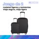 thumbnail image 4 of Set 2 maletas de viaje Check. In texturizadas Capacidad 8 kg y 20 kg negro, 4 of 15