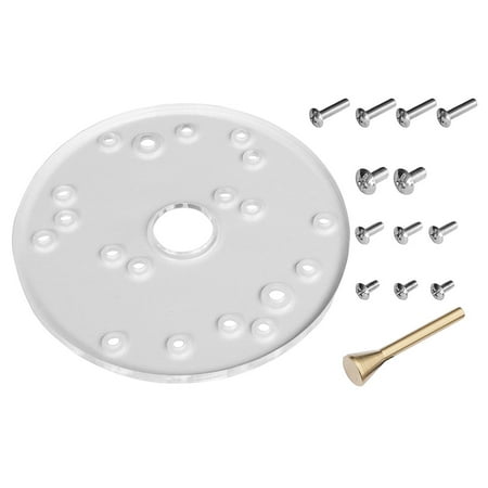 71022 6-1/2-Inch Universal Router Plate, Predrilled holes areWalmartpatible with virtually all the standard routers on the market and accept Porter Cable Style guide.., By