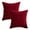 Red 1, variant on Spring Set of 2 Corduroy Striped Cushion Covers 24X24 Inch Throw Pillow Covers for Living Room 24X24 in 2 Pack