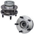 thumbnail image 3 of Detroit Axle - 4pc Front and Rear Wheel Bearing and Hub Assembly with 15" Wheels for 1996-2000 Dodge Caravan Grand Caravan Chrysler Town & Country Plymouth Voyager Grand Voyager 5 Lugs, 3 of 7