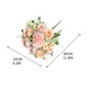 thumbnail image 3 of Ramo de peonías de seda artificial flores falsas ramo de novia y decoración para el hogar, 3 of 6