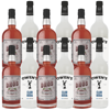 Dhōs Handcrafted Non-Alcoholic Bittersweet 6 Pack w 6 Pack Owen’s Mixers Club Soda - Keto-Friendly, Zero Sugar, Zero Calories, Zero Proof - 750 ML - Perfect for Mocktails - A