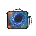 thumbnail image 3 of Colorful Starry Sky and Universe Insulated Lunch Bag with Shoulder Strap and Bottle Holder,Bento School Lunch Bag Box,11x9.5x3.5 Inches, 3 of 5