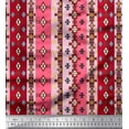 thumbnail image 1 of Soimoi Rayon Crepe Fabric Ikat Southwestern Printed Craft Fabric by the Yard 46 Inch Wide, 1 of 1