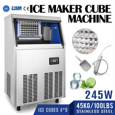 BestEquip Built-in Commercial Ice Maker Restaurant Ice Cube