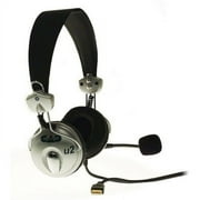 CAD Audio USB Stereo Headphones with Microphone, Black