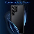 thumbnail image 3 of JETech Matte Case for Samsung Galaxy S23 Ultra 5G 6.8-Inch, Frosted Translucent Back Protective Slim Phone Cover, Anti-Fingerprints (Black), 3 of 7