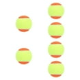 thumbnail image 2 of Bolas de entrenamiento de tenis de 6 PCS 2.52 "Bolas de práctica profesional de diámetro para principiantes para practicar la transición deportiva de Naranja, 2 of 8