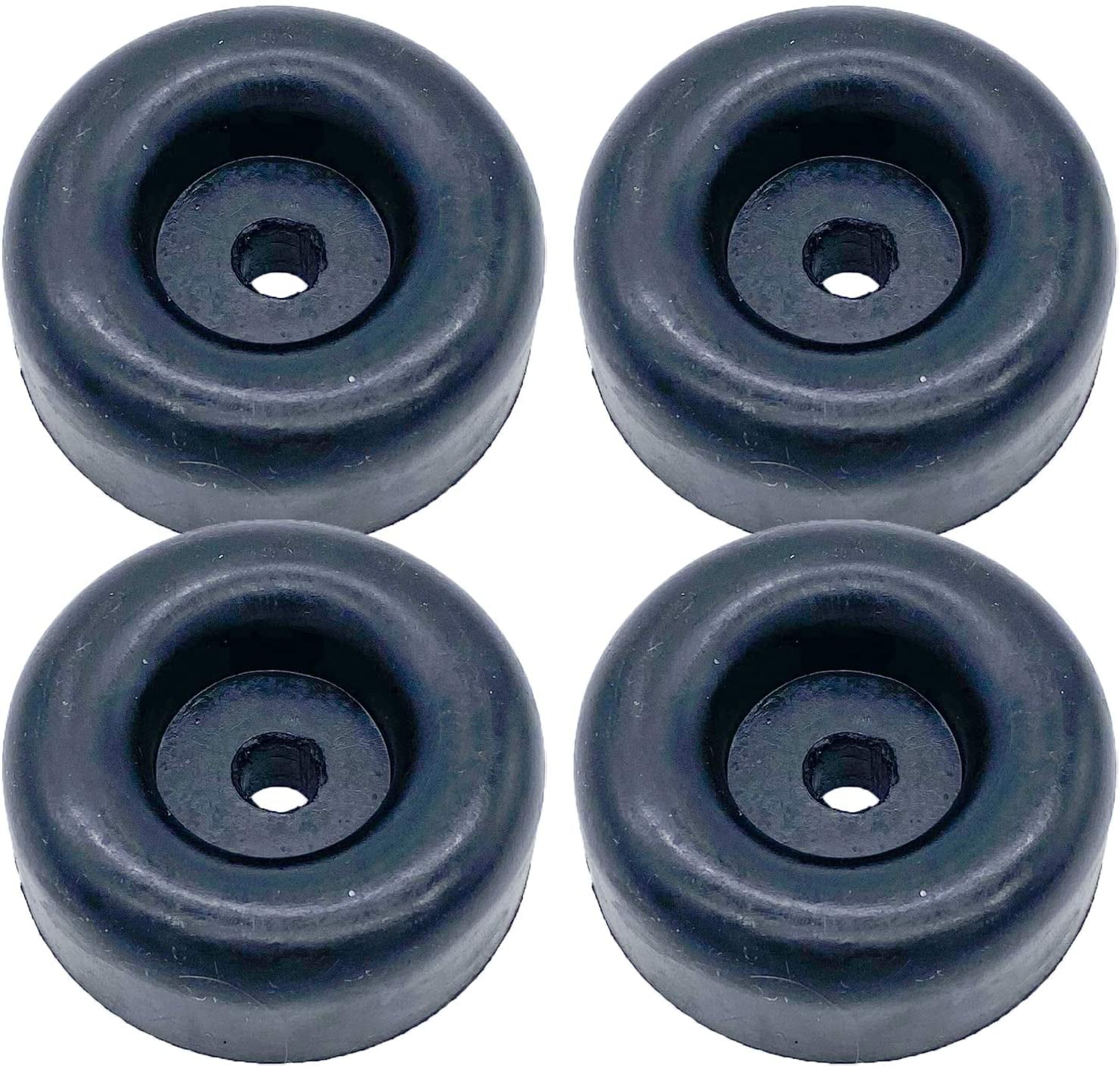4 Rubber Bumper for Trailer Ramp Door Truck 2.5" Round Replacement