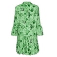 thumbnail image 4 of Femmes Ample Imprimé Trois Quarts Mini Robe Robe d'Été, 4 of 6