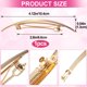 thumbnail image 2 of Hinzic-pasador de pelo dorado de 4 pulgadas, Clip grande para el pelo, Metal, boda francesa, graduación, accesorios elegantes para el cabello para mujer, pelo largo y grueso, 2 of 5