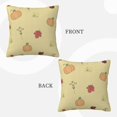 thumbnail image 3 of ZICANCN Decorative Throw Pillow Covers , Halloween Fall Wallpaper Pattern Couch Sofa Decorative Knit Pillow Covers for Living Room Farmhouse 22"x22", 3 of 8