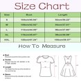 thumbnail image 3 of Robes Formelles Grande Taille Femmes Invité de Mariage Dames Mode Col en V Manches Courtes Couleur Unie Robe Ample Grande Taille Robe d'Été Blanche m, 3 of 5