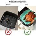 thumbnail image 3 of CNKOO Fryer Pan Improve Heat Distribution Non-stick Durable Silicone Material Fryer Liner, 3 of 5