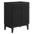 thumbnail image 2 of Modway Render Bathroom Vanity Cabinet (Sink Basin Not Included) in Black, 2 of 9