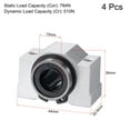 thumbnail image 2 of Unique Bargains SCV13UU Linear Ball Bearing Slide Block Units, 13mm Bore Diameter 4 Pack, 2 of 5
