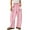 Pink, variant on SwiftWear Women's Baggy Wide-Leg Sweatpants with Elastic Waistband & Side Pockets, Comfortable Casual Lounge Trousers Breathable Stretchable Pull-On Pants S-2XL