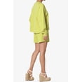 thumbnail image 4 of TheMogan Women's S~3X Cotton Terry Long Sleeve Oversized Top & Drawstring Shorts SET, 4 of 7