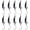 silver, variant on Vjnyvs 10Pcs/Set Fishing Spinners Lures Spoon Baits Spoon Spinner Baits Mini Spoon Lure Micro Metal Fishing Bait for Trout Pike Bass