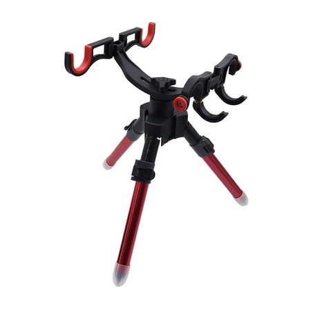 SunniMix Fishing Rod Tripod Bracket Outdoor Supplies Rack Pole Storage for Ship Yacht Short Red 32cm