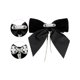 thumbnail image 3 of Broche de Lazo de Terciopelo Falso de Perlas de Rhinestone para Mujeres INSPIRE CHIC para un Estilo Retro Elegante Negro, 3 of 5