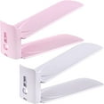 thumbnail image 1 of Jinsinto Shoe Slots Organizer Double Layer Adjustable Heights Shoes Storage Rack Pink/Gray 1 Set, 1 of 5