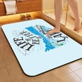 thumbnail image 5 of 1pc Lake side Positive Quote Bathroom Rug Bathroom Decor and Accessories- Durable,Anti Slip,And Quick Drying,Suitable For Indoor/outdoor Use - Perfect For Bathrooms,Bedrooms,Kitchens, 5 of 9