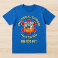 thumbnail image 2 of Emotional Support Husband Do Not Pet Husband T-Shirt – Humorous Relationship Theme – Unisex Gift for Couples, 2 of 6