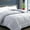 Striped off-white, variant on Harkawon All Season Down Alternative Queen Comforter, Winter Warm Comforter Ultra Soft Quilted Duvet Insert with Corner Tabs, Wavy Box Stitched, Luxury Fluffy & Lightweight (Black, 88 x 88 inch)